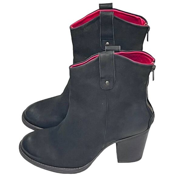 ALCALA'S Chicago Black Leather Boots - NEW - Women's Size 8 - Picture 1 of 10